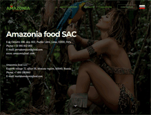 Tablet Screenshot of amazoniafood.com